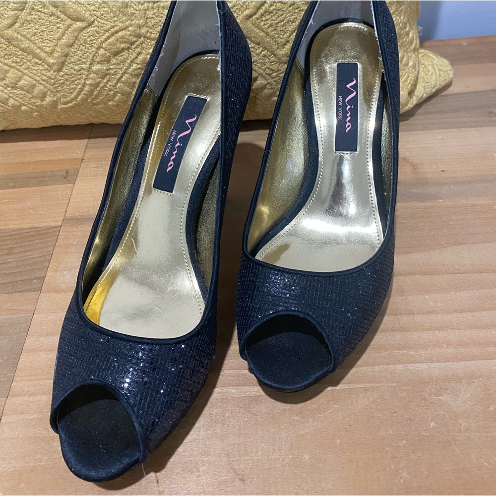 Nina peep toe heel